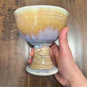 VINTAGE Decorative Ceramic Catch all Goblet/Bowl